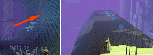 Jumping out through hole in trunk's side you can access its top - Checkpoint 3-4 - World 1 - Zone 3 (Kingdom of Fungus) - Guild Wars 2: Super Adventure Box - Game Guide and Walkthrough