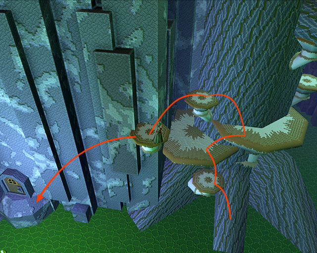 Last shop in World 1 - Checkpoint 3-4 - World 1 - Zone 3 (Kingdom of Fungus) - Guild Wars 2: Super Adventure Box - Game Guide and Walkthrough