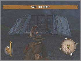 Go through the gate and quietly follow Indians - Hollisters Fort - Main Missions - GUN - Game Guide and Walkthrough