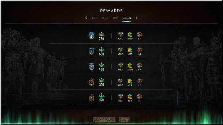 Having reached the 10th account level, you will be able to take part in Ranked Matches - Gwent The Witcher Card Game: Main Menu and Game Modes - Gwent The Witcher Card Game: Gameplay Basics - Gwent: The Witcher Card Game Guide