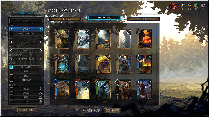 Common cards can be recognized by a white square in their bottom right corner - Gwent The Witcher Card Game: Card Rarity - Gwent The Witcher Card Game: Card Types - Gwent: The Witcher Card Game Guide
