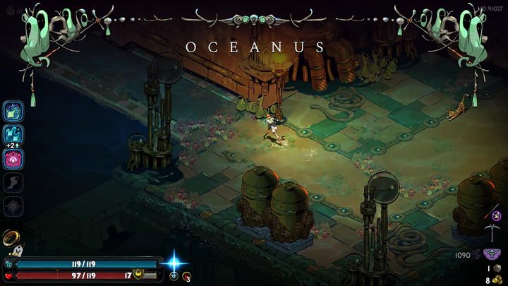 Okeanos is the second location in the game, waiting immediately after Erebus - Hades 2: Oceanos - Areas - Hades 2 Guide