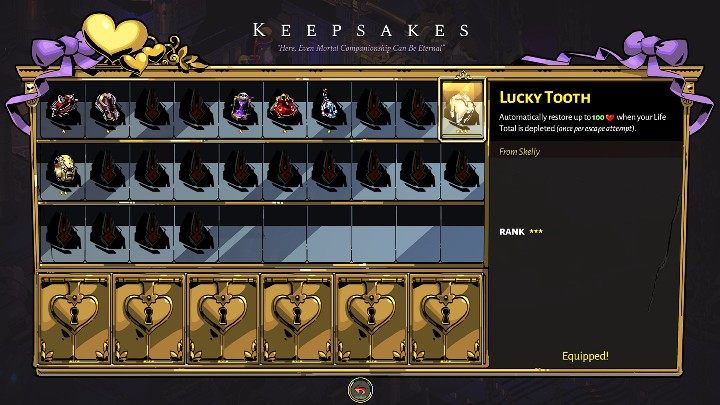 Name of keepsake: Myrmidon Bracer - Hades: Gifts from the characters - Awards and improvements - Hades Guide