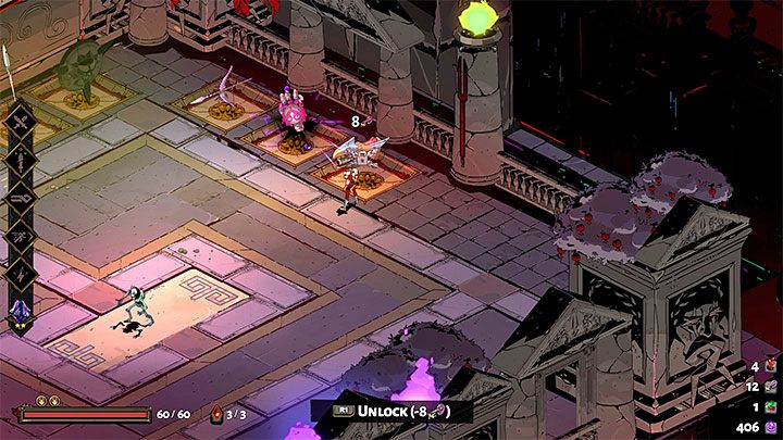 Weapons are stored in the armory in the last chamber of the House of Hades - Hades: Starting tips - Basics - Hades Guide