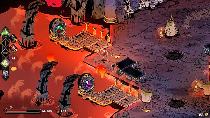 Some of the chambers you explore only have one exit, but you will often encounter rooms where you can choose between several passages (e - Hades: Starting tips - Basics - Hades Guide