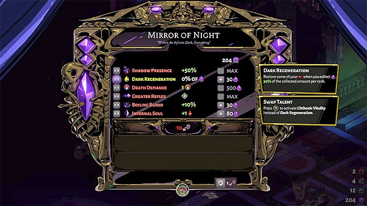 To some extent, also talents can heal Zagres - Hades: Wounds - how to heal them? - FAQ - Hades Guide