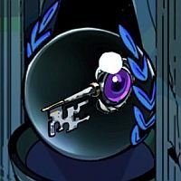 This symbol leads to a chamber containing a Chthonic Key - they can be used in the House of Hades to unlock weapons and new talents - Hades: Door symbols - what do they mean? - FAQ - Hades Guide