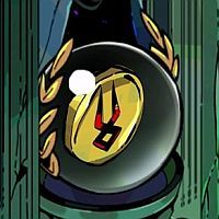 This symbol leads to a chamber containing Charon's Obols, gold coins that are used during the run (not in the House of Hades - Hades: Door symbols - what do they mean? - FAQ - Hades Guide