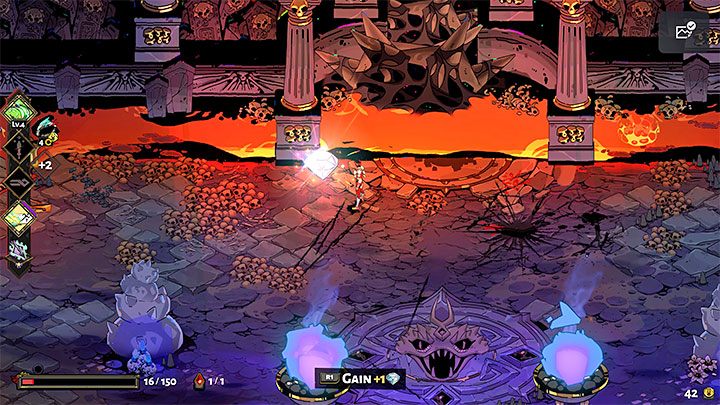 For defeating the boss of Asphodel you're rewarded with a Diamond - Hades: Rewards for killing bosses - Basics - Hades Guide