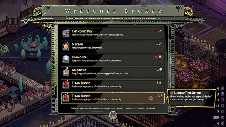 Defeating bosses isn't the only activity you can perform to obtain rare rewards - Hades: Rewards for killing bosses - Basics - Hades Guide