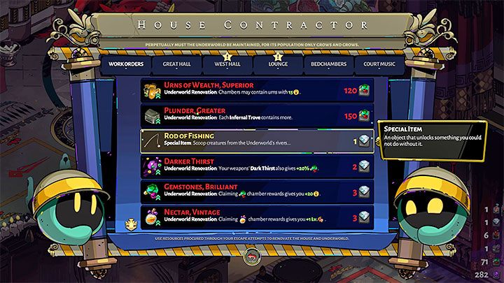 Fishing is not available from the very beginning of the game - Hades: Fishing - how to unlock? - FAQ - Hades Guide