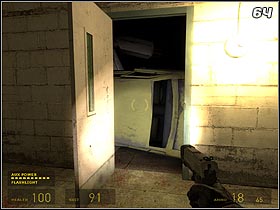 The way is blocked by a wrecked car (#64) - Lowlife | Walkthrough - Walkthrough - Half-Life 2: Episode One Game Guide & Walkthrough