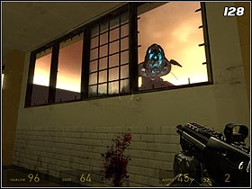 Youll have to destroy some laser traps (#129) - Urban Flight | Walkthrough - Walkthrough - Half-Life 2: Episode One Game Guide & Walkthrough