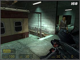 When Strider is defeated, go down using the second ladder (#167) - Exit 17 | Walkthrough - Walkthrough - Half-Life 2: Episode One Game Guide & Walkthrough