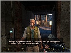 When the conversation is over, follow Alyx and her father outside - T-minus one - Walkthrough - Half-Life 2: Episode Two Game Guide & Walkthrough