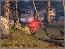 Standing there, wait for the strider to come closer - Our mutual friend p. II - Walkthrough - Half-Life 2: Episode Two Game Guide & Walkthrough