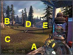 When you get a message that a strider is coming, get inside a hut - Our mutual friend p. II - Walkthrough - Half-Life 2: Episode Two Game Guide & Walkthrough