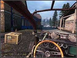 When you walk out of the house, the Combine will show up - Under the radar p. II - Walkthrough - Half-Life 2: Episode Two Game Guide & Walkthrough