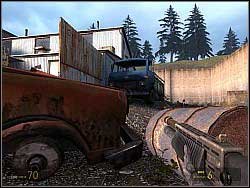 On the lorry there are some supplies - Under the radar p. I - Walkthrough - Half-Life 2: Episode Two Game Guide & Walkthrough