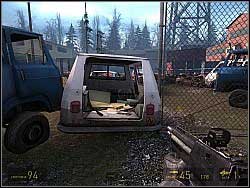 Walk through that van and watch out for headcrabs and zombies - Under the radar p. I - Walkthrough - Half-Life 2: Episode Two Game Guide & Walkthrough