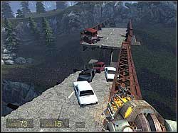 Get in the car and jump over to the other side - Freeman Pontifex p. IV - Walkthrough - Half-Life 2: Episode Two Game Guide & Walkthrough