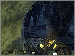 The way to deal with the Guardian is shown in the following film - This Vortal Coil p. IV - Walkthrough - Half-Life 2: Episode Two Game Guide & Walkthrough