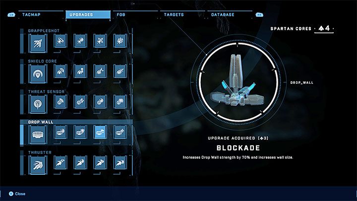 The most helpful are the last 2 Drop Wall upgrades - Halo Infinite: Upgrades - new gadgets - Basics - Halo Infinite Guide