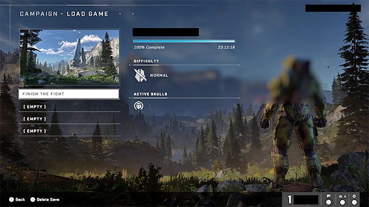 You can check your progress in the game's main menu - Halo Infinite: Completing the campaign in 100% - Basics - Halo Infinite Guide