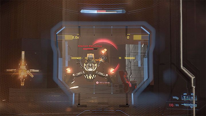 The only real novelty of this battle is that there are guards (small flying vehicles) whose task is to help the boss - Halo Infinite: The Command Spire - walkthrough - Main missions - Halo Infinite Guide