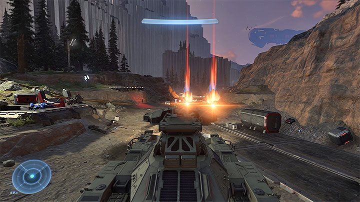 If you want to use the tank for more missions, then you should adjust your playstyle accordingly and be more cautious because Scorpion's armor is not very durable - Halo Infinite: The Road - walkthrough - Main missions - Halo Infinite Guide