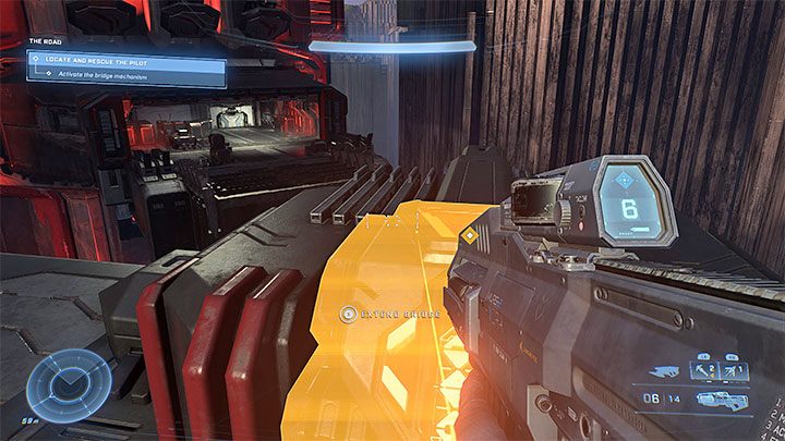 You need to get to the second closed gate - Halo Infinite: The Road - walkthrough - Main missions - Halo Infinite Guide