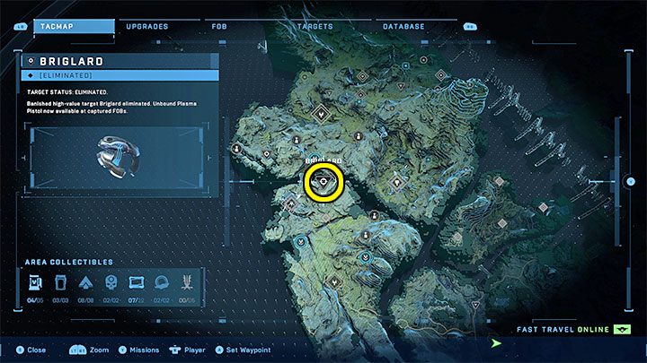 You'll find the target in the western section of the world map - Halo Infinite: High-value Targets - walkthrough - Side tasks - Halo Infinite Guide