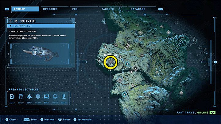 You'll find the target in the western section of the world map - Halo Infinite: High-value Targets - walkthrough - Side tasks - Halo Infinite Guide