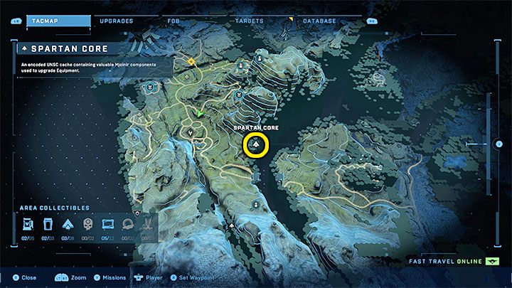 The core is south of the FOB Golf - Halo Infinite: FOB bases and single secrets (Lockdown) - all skulls, audio logs - Lockdown - Halo Infinite Guide