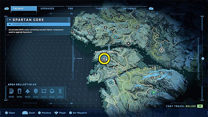 The two Cores are located in the location with a Tower - Halo Infinite: FOB bases and single secrets (Lockdown) - all skulls, audio logs - Lockdown - Halo Infinite Guide