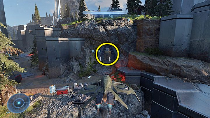 This collectible is particularly troublesome as it's located underneath the tower shown on Picture 1, which seems to be locked off - Halo Infinite: Mjolnir Armory and Spartan Cores (Connections) - Connections - Halo Infinite Guide