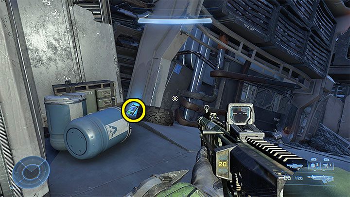 The audio log is inside one of the wrecks in the Graveyards' central area - Halo Infinite: Pelican Down (Graveyards) - all Spartan Cores, Audio Logs - Graveyards - Halo Infinite Guide