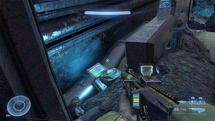 The audio log is located to the south-east of the rhombus-shaped Mission 9 beacon - Halo Infinite: Pelican Down (Graveyards) - all Spartan Cores, Audio Logs - Graveyards - Halo Infinite Guide