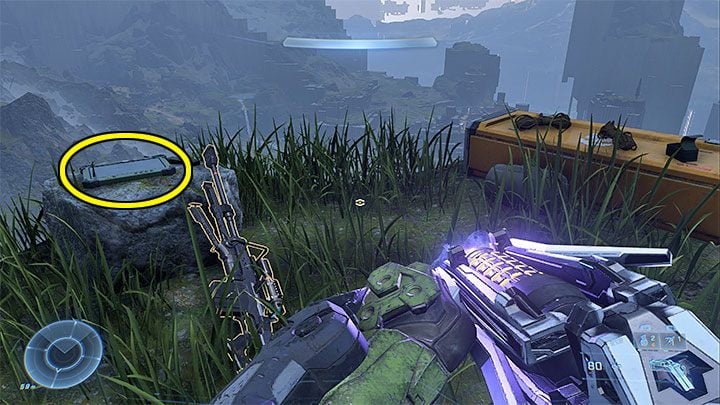 After reaching the top, look for the sniper's hideout - Halo Infinite: Scattered category - all Spartan Audio Logs - Spartan audio recordings - Halo Infinite Guide