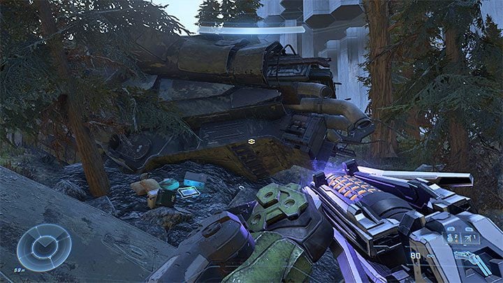 The audio log is northwest of the FOB Juliet base - Halo Infinite: Scattered category - all Spartan Audio Logs - Spartan audio recordings - Halo Infinite Guide