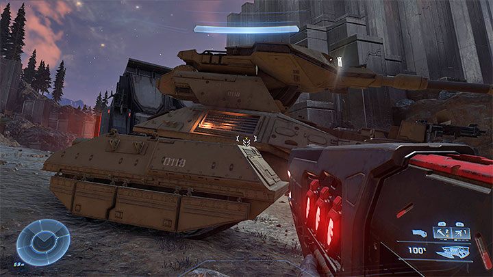 You can recognize the tank condition by its appearance - Halo Infinite: Bring Shiela Home Safely - how to get trophy? - Appendix - Halo Infinite Guide