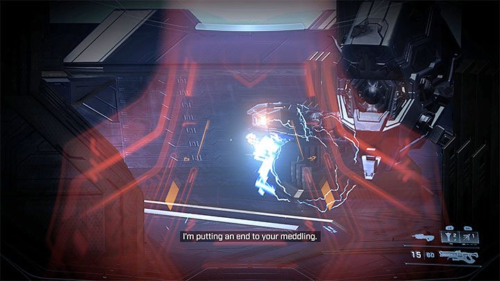 Unlike previous bosses, the drone does not have a separate shield bar, but its armor is durable - Halo Infinite: Spire - walkthrough - Main missions - Halo Infinite Guide