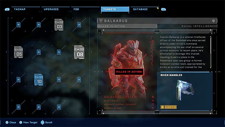 High-level targets symbolized by red icons on the world map - Halo Infinite: All missions - list, types of missions - Walkthrough - Halo Infinite Guide