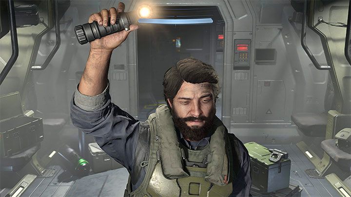 During the scene with Echo 216, you need to look vertically and horizontally by following the flashlight - Halo Infinite: Warship Gbraakon - walkthrough - Main missions - Halo Infinite Guide