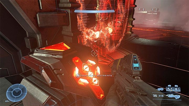 Approach the prisoner who was being guarded by Chak'Lok - Halo Infinite: The Tower - walkthrough, solution - Main missions - Halo Infinite Guide