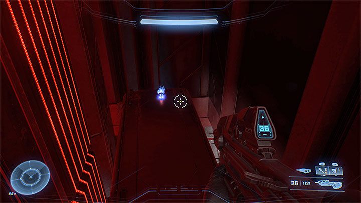 Start the ride up and be careful – you can easily die here if you don't make another jump soon - Halo Infinite: Banished Warship Gbraakon (Ringfall) - collectibles, Skulls, Audio Logs - Ringfall - Halo Infinite Guide