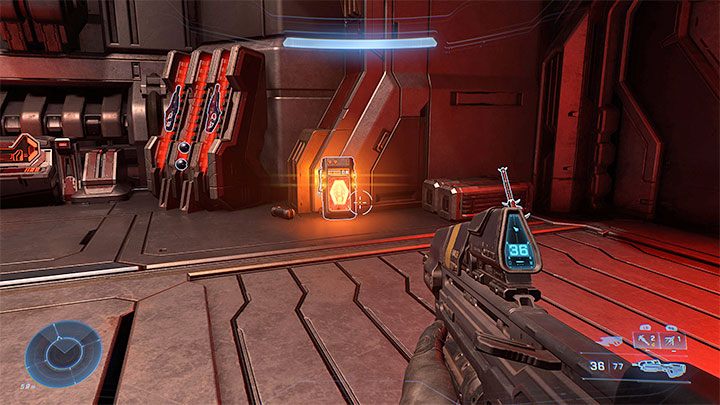 Check out the upper floor right from where you've begun exploring the Bridge - Halo Infinite: Banished Warship Gbraakon (Ringfall) - collectibles, Skulls, Audio Logs - Ringfall - Halo Infinite Guide