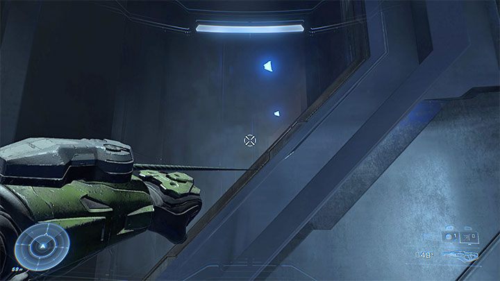 Use the Grapplehook on the pillars to climb them to the top - Halo Infinite: Foundations (Ringfall) - collectibles, Skulls, Audio Logs - Fallout - Halo Infinite Guide