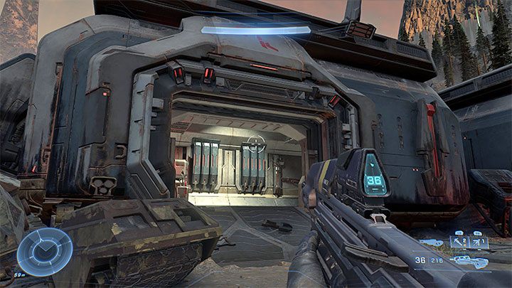 You can only get to this collectible after receiving the Repair Bays objective - Halo Infinite: Ransom Keep (Lockdown) - list, cores, recordings - Lock - Halo Infinite Guide