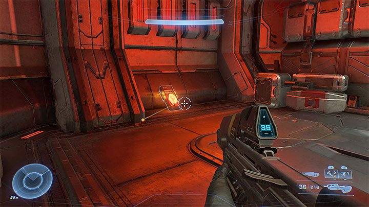 Once inside, you'll find the secret on the left - Halo Infinite: Ransom Keep (Lockdown) - list, cores, recordings - Lock - Halo Infinite Guide